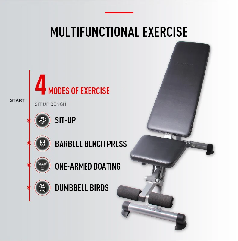 Durable Gym Workout Back Extension Hyperextension Sit Up Bench