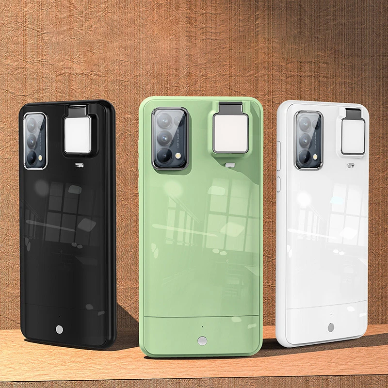 Popular Led Fill Light Phone Case for OPPO Reno3 Pro Selfie Fill Light Protective Cover Phone Case For OPPO Reno4 Reno5 Pro
Popular Led Fill Light Phone Case for OPPO Reno3 Pro Selfie Fill Light Protective Cover Phone Case For OPPO Reno4 Reno5 Pro