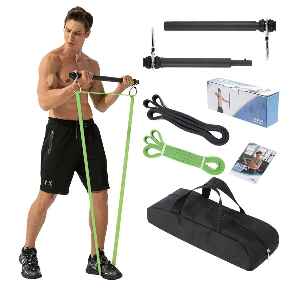 High quality custom color wholesale multi-function fitness resistance bar, Picture shows
High quality custom color wholesale multi-function fitness resistance bar, Picture shows