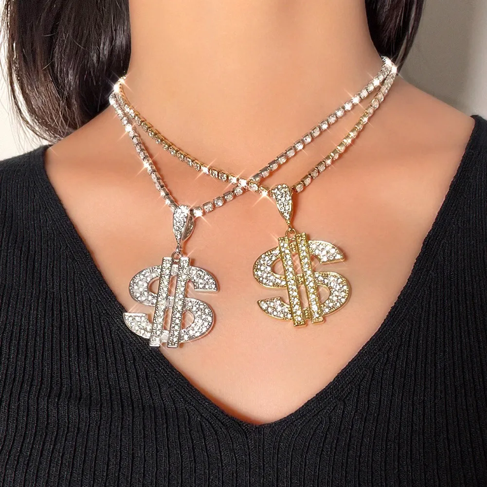 Plated USA Dollar Pendant Necklace Men's Jewelry Gold High Quality Hip Hop Women Men Gift Party Trendy, Crystal
Plated USA Dollar Pendant Necklace Men's Jewelry Gold High Quality Hip Hop Women Men Gift Party Trendy, Crystal
