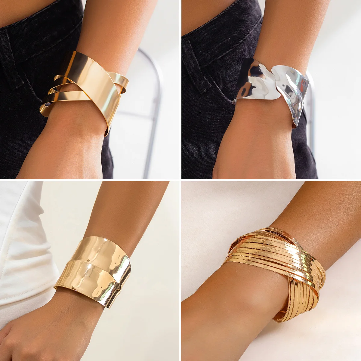 2024 NEW STYLES adjustable Thump mark jewelry geometric manchette bracelet for woman
2024 NEW STYLES adjustable Thump mark jewelry geometric manchette bracelet for woman