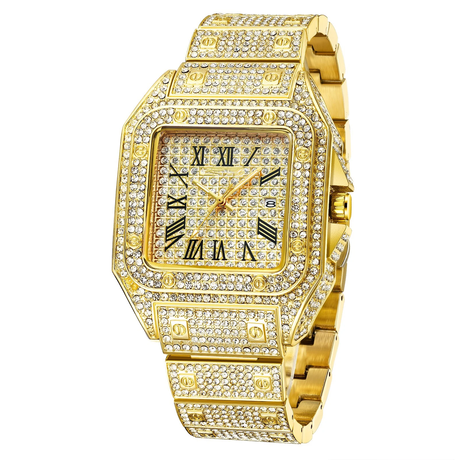 Iced Out PP Watch Watch Diamond For Men Ice Out Hip Hop Watch
Iced Out PP Watch Watch Diamond For Men Ice Out Hip Hop Watch