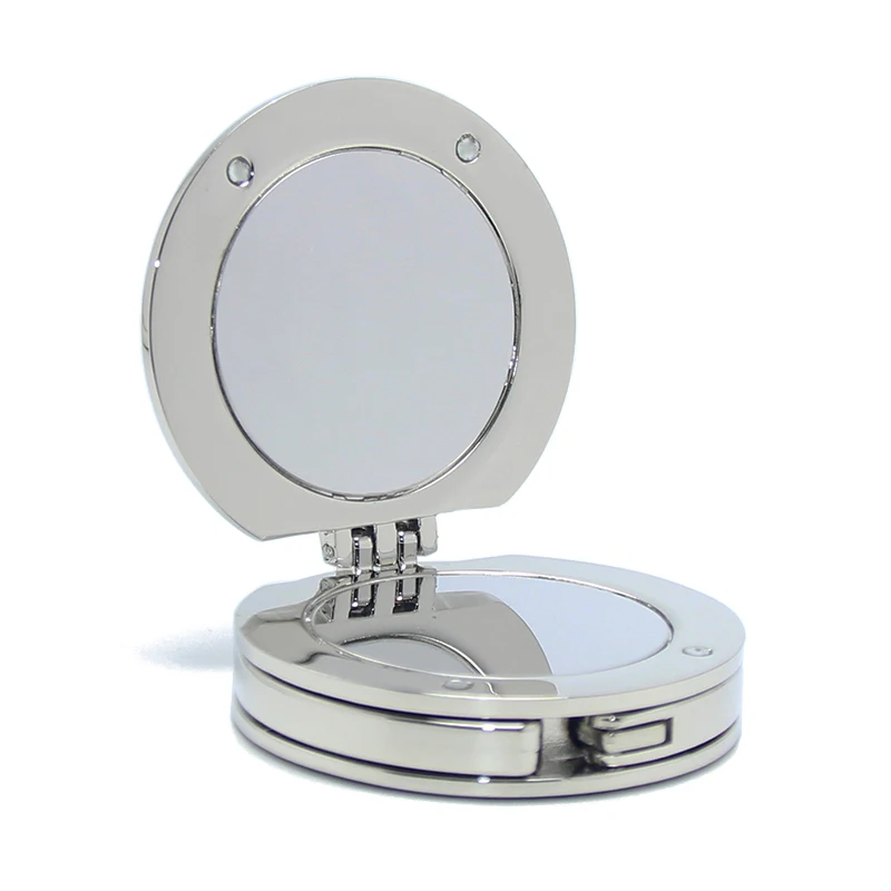 Portable Metal Blank Foldable Bag Hook Round Handbag Custom Purse Holder Bag Folding Mirror Table Holder Bag Hanger Mirror
Portable Metal Blank Foldable Bag Hook Round Handbag Custom Purse Holder Bag Folding Mirror Table Holder Bag Hanger Mirror