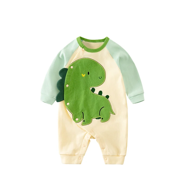 Wholesale 2020 Autumn cotton long-sleeved dinosaur pattern unisex newborn baby clothes baby jumpsuit, Picture shows
Wholesale 2020 Autumn cotton long-sleeved dinosaur pattern unisex newborn baby clothes baby jumpsuit, Picture shows