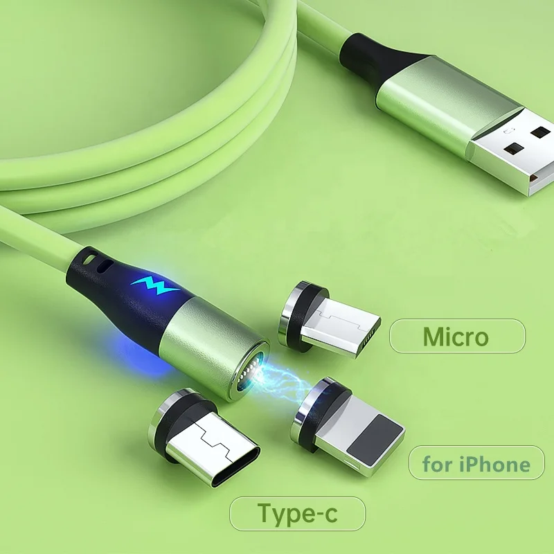 1M 5A Super Fast Charging 3 in 1 Magnetic Phone Cable Type C Micro 8Pin USB Magnetic Fast Charging Data Cable for iPhone 12
1M 5A Super Fast Charging 3 in 1 Magnetic Phone Cable Type C Micro 8Pin USB Magnetic Fast Charging Data Cable for iPhone 12