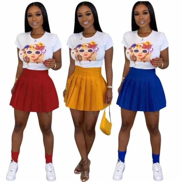 New Arrivals Solid Casual Pleated Ladies Mini Skirt Woman Clothing, Customized color
New Arrivals Solid Casual Pleated Ladies Mini Skirt Woman Clothing, Customized color