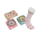 custom food colorful Donuts bamboo cotton funny crew lady cute socks novelty socks women fashion socks elite for women
