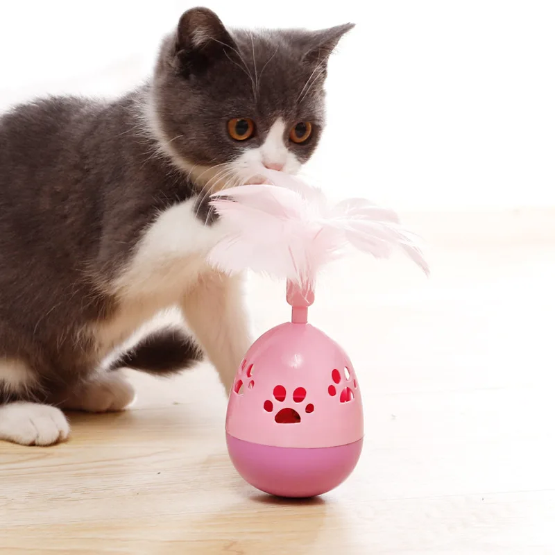 Sound Bell Cat Teaser Toy New Hollow Footprints Feather Tumbler Cat Toy, Picture showed
Sound Bell Cat Teaser Toy New Hollow Footprints Feather Tumbler Cat Toy, Picture showed