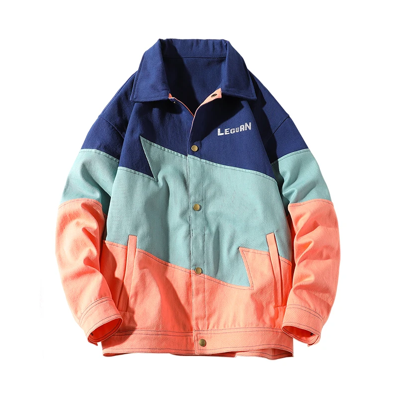 INS hot korean plus size jacket 100% cotton custom logo wholesale colorful mens spring jacket fashion 2021
INS hot korean plus size jacket 100% cotton custom logo wholesale colorful mens spring jacket fashion 2021