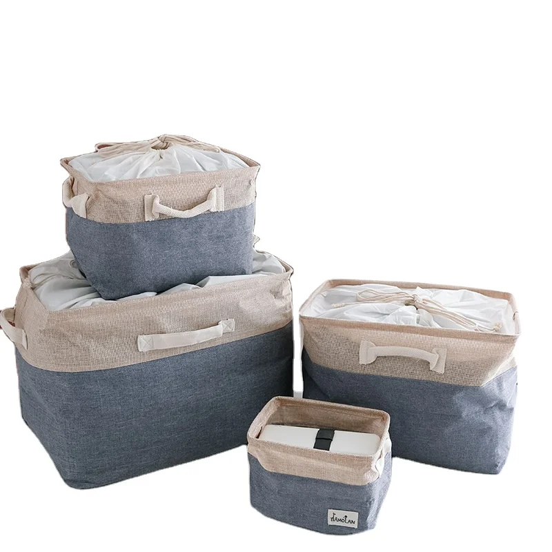 China High Quality Storage Bag Simple Design Cotton Linen Clothes Towel Organizer Large Storage Box For Clothes
China High Quality Storage Bag Simple Design Cotton Linen Clothes Towel Organizer Large Storage Box For Clothes