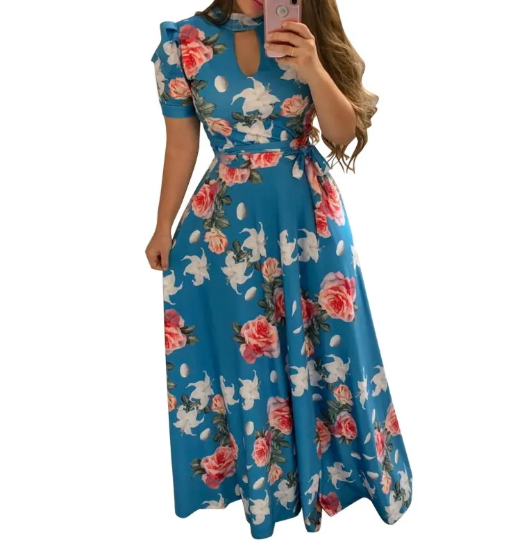 Good reputation sexy fashion style ladies dress plus size maxi women casual dresses, As picture
Good reputation sexy fashion style ladies dress plus size maxi women casual dresses, As picture