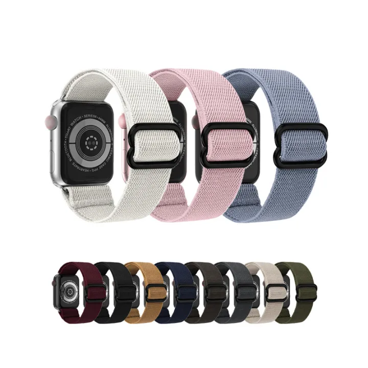 For Iphone Watch Dropshipping Elastic Braided Adjustable Sport Stretchy Luxury Loop Nylon Watch Band Strap For iWatch Series 6
For Iphone Watch Dropshipping Elastic Braided Adjustable Sport Stretchy Luxury Loop Nylon Watch Band Strap For iWatch Series 6