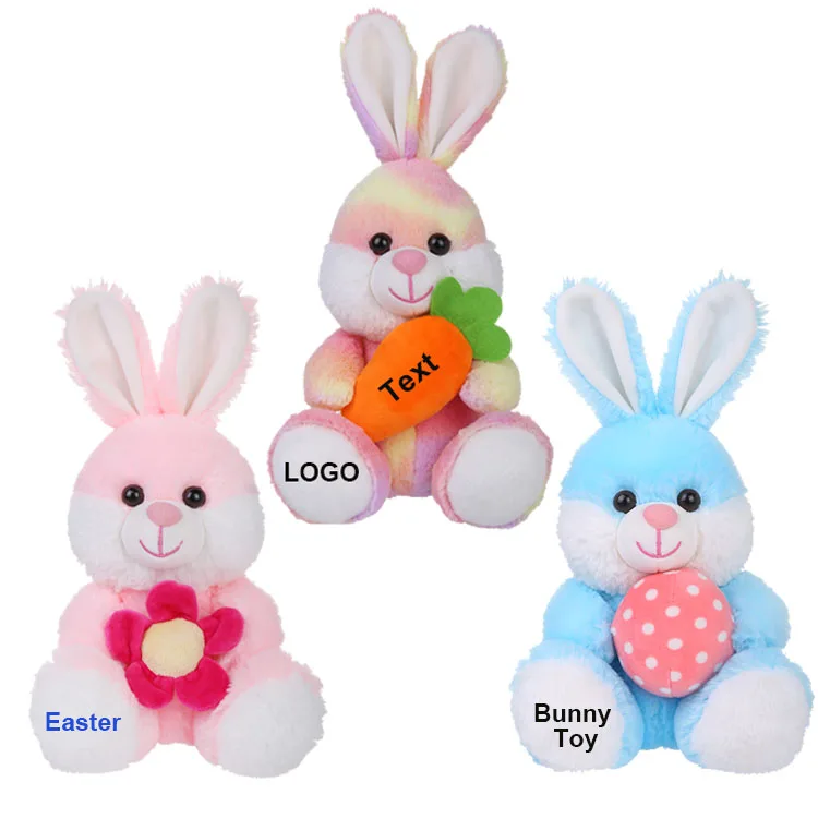 stuffed easter plush bunny dolls low moq soft rabbit plush toys