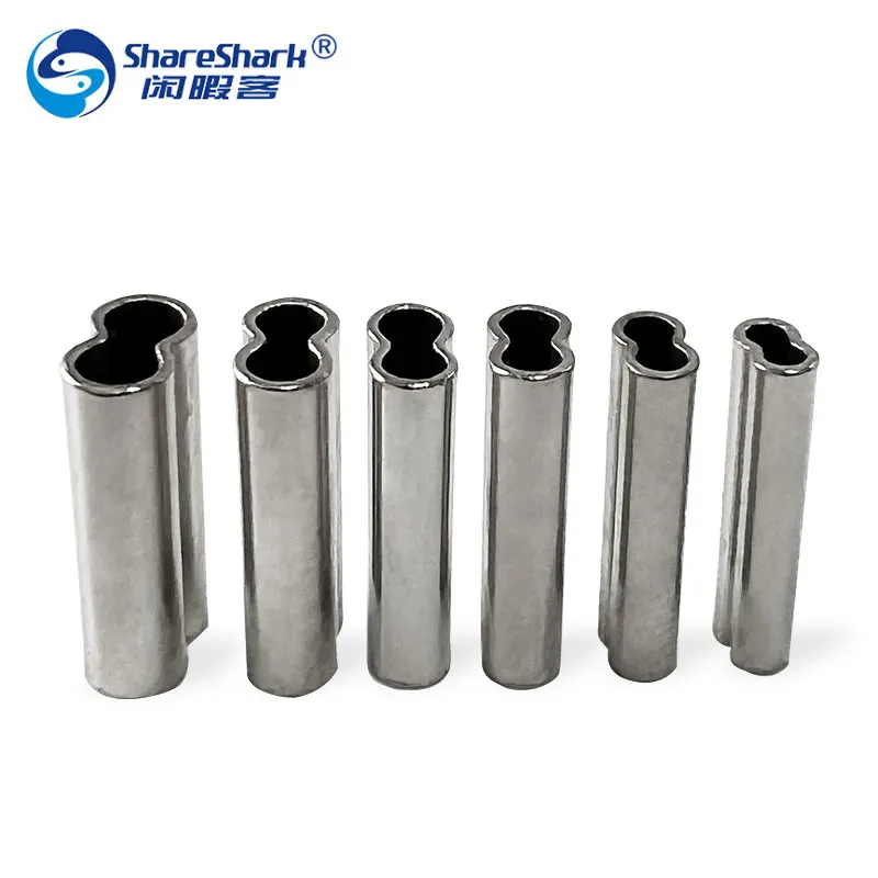 100 pieces/pack double hole steel wire rope sleeve copper crimping ring rope cable sleeve fishing gear accessories
100 pieces/pack double hole steel wire rope sleeve copper crimping ring rope cable sleeve fishing gear accessories