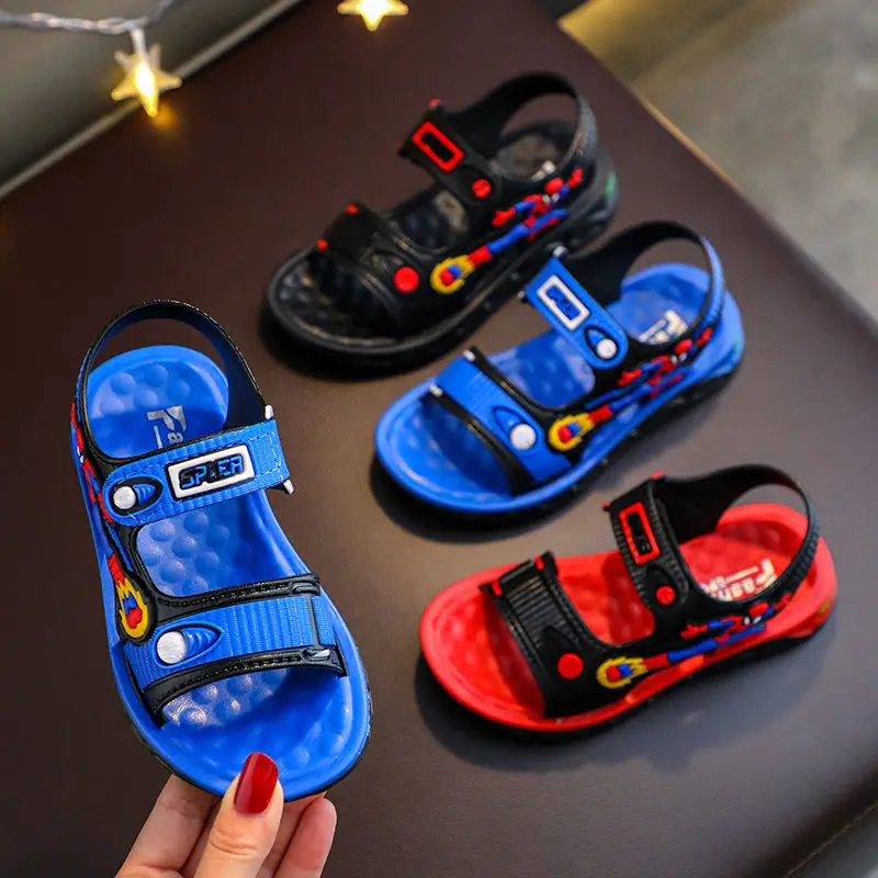 Cartoon Boys' Sandals 2021 Summer New Cartoon Students' Shoes Beach Sandals Boys' Shoes Soft Sole Anti Slip Open Toe Sandals
Cartoon Boys' Sandals 2021 Summer New Cartoon Students' Shoes Beach Sandals Boys' Shoes Soft Sole Anti Slip Open Toe Sandals