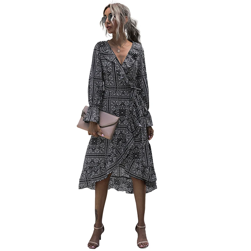 Mutongyi Summer New Women High Waist Print Floral Dress Long Sleeve Elegant Long Dress Casual Dresses
Mutongyi Summer New Women High Waist Print Floral Dress Long Sleeve Elegant Long Dress Casual Dresses