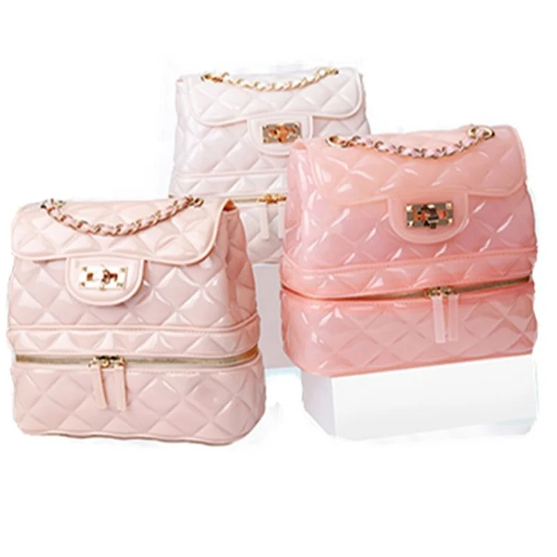 Hot selling sac a dos colorful Ladies women PVC Silicone Jelly Backpack bag tote shoulder handbag, 6 colors
Hot selling sac a dos colorful Ladies women PVC Silicone Jelly Backpack bag tote shoulder handbag, 6 colors