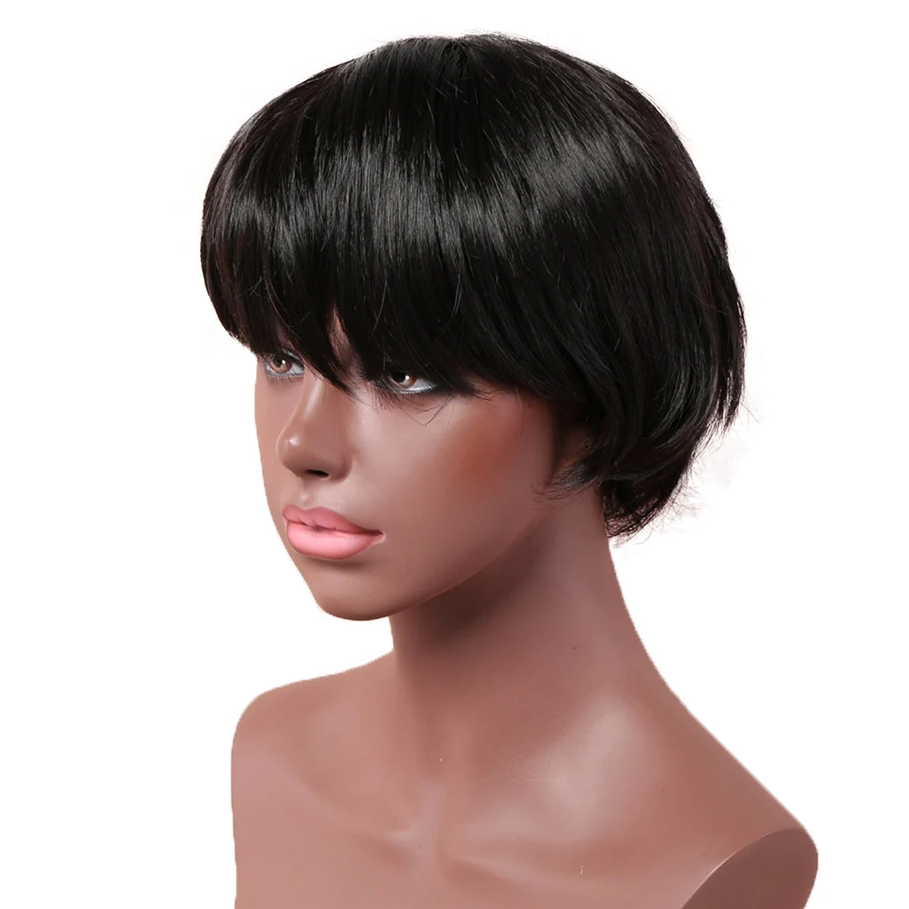 Natural Color Wavy Brazilian Hair Curly Synthetic Short Lace Front Weaves Wigs Human Hair Wigs, Black color
Natural Color Wavy Brazilian Hair Curly Synthetic Short Lace Front Weaves Wigs Human Hair Wigs, Black color