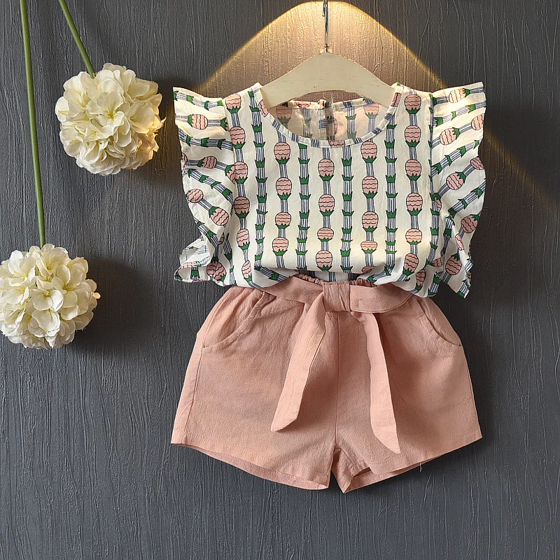 Girls Clothing Sets Summer Kids Clothes Floral Chiffon Halter+Embroidered Shorts Straw Children Clothing
Girls Clothing Sets Summer Kids Clothes Floral Chiffon Halter+Embroidered Shorts Straw Children Clothing