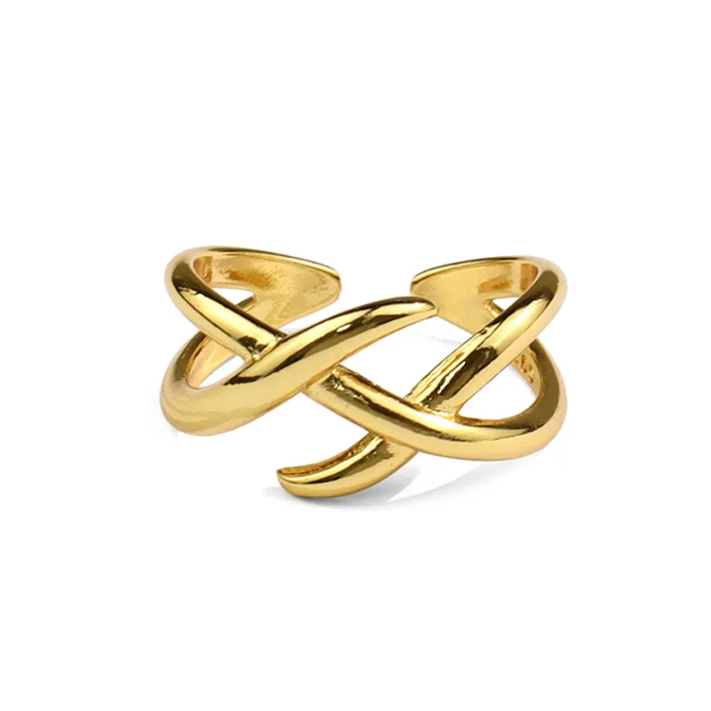 Fashion Gold Color Ring Women Multi-Layer Winding Opening Adjustable Ring Jewelry Accessories Luxury Brass Plated Ring Female, White and gold ring
Fashion Gold Color Ring Women Multi-Layer Winding Opening Adjustable Ring Jewelry Accessories Luxury Brass Plated Ring Female, White and gold ring