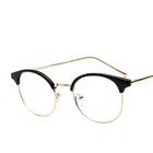 HBK 2019 Hot Selling Retro Plain Glasses Women Fashion Myopia Optical Frame EyeGlasses PG0124