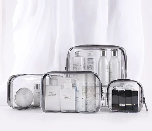 PVC cosmetic bag waterproof Large-capacity portable travel sub-packing storage bag set, Transparent
PVC cosmetic bag waterproof Large-capacity portable travel sub-packing storage bag set, Transparent