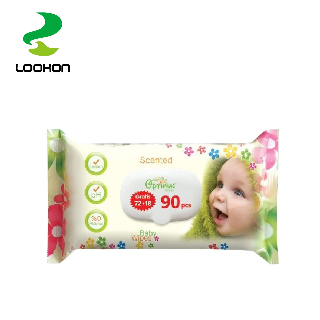 Lookon Bamboo Baby Cloth Hand And Mouth Wipes 20 
Lookon Bamboo Baby Cloth Hand And Mouth Wipes 20