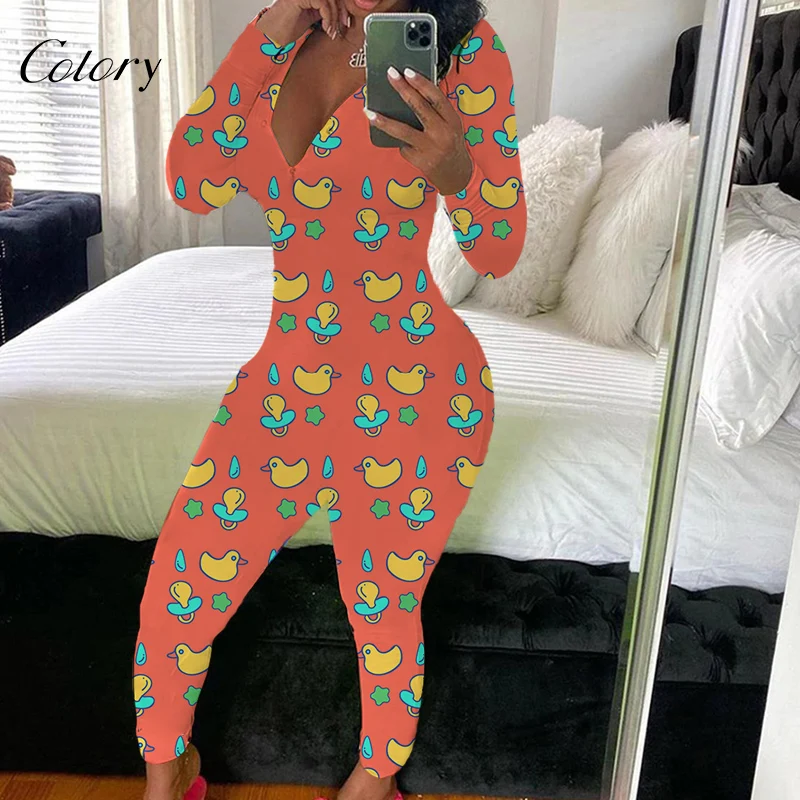 Colory Custom Onesie Wonen Ladies Back Butt Open Print Pajama Fabric, Picture shows
Colory Custom Onesie Wonen Ladies Back Butt Open Print Pajama Fabric, Picture shows