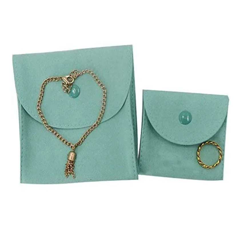 Custom Envelop Flap Luxury Quality Microfiber Jewelry Pouch with Botton, Customized color
Custom Envelop Flap Luxury Quality Microfiber Jewelry Pouch with Botton, Customized color