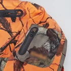 Polyester Men High Quality Orange Camo Waterproof Hunting Jacket For Men