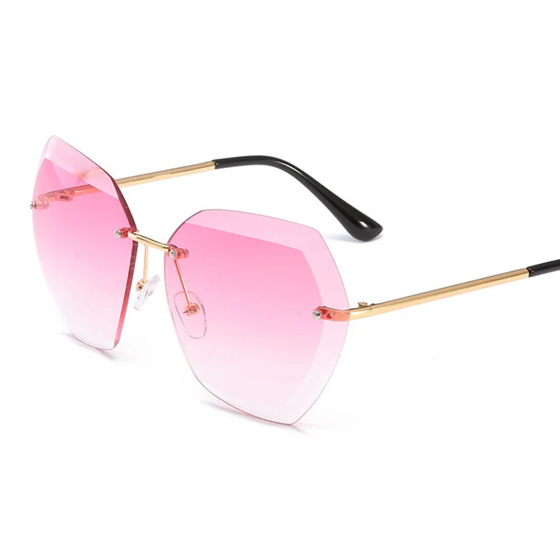 Wholesale sun glasses unisex custom clear rimless shades ladies fashion sunglasses women 
Wholesale sun glasses unisex custom clear rimless shades ladies fashion sunglasses women