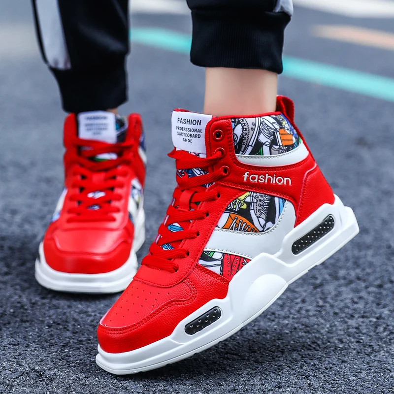 Custom logo Mens Platform Skateboard Sneakers Walking unisex Running Shoes Fashion High Top Sneakers Casual Men's Boots
Custom logo Mens Platform Skateboard Sneakers Walking unisex Running Shoes Fashion High Top Sneakers Casual Men's Boots