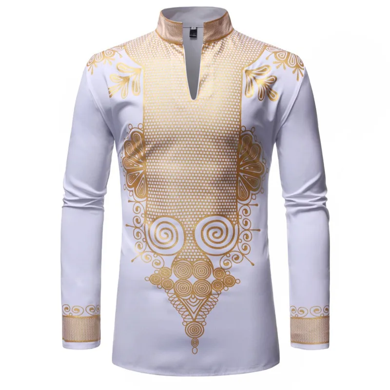 WhiteBlack African Dashiki Print Shirt Men Fashion Hip Hop Streetwear Afrian Clothes Men Slim Fit Long Sleeve Shirt Male Chemise
WhiteBlack African Dashiki Print Shirt Men Fashion Hip Hop Streetwear Afrian Clothes Men Slim Fit Long Sleeve Shirt Male Chemise