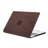 Factory Wholesale Leather Finished Laptop Sleeve, Custom Wooden Case for Macbook 13 Inch Leather Cover