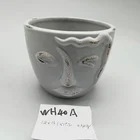 Planter Plant Pots Planter Pot Factory Custom Retro Ceramic Small Cactus Planter White Human Face Flower Plant Pots