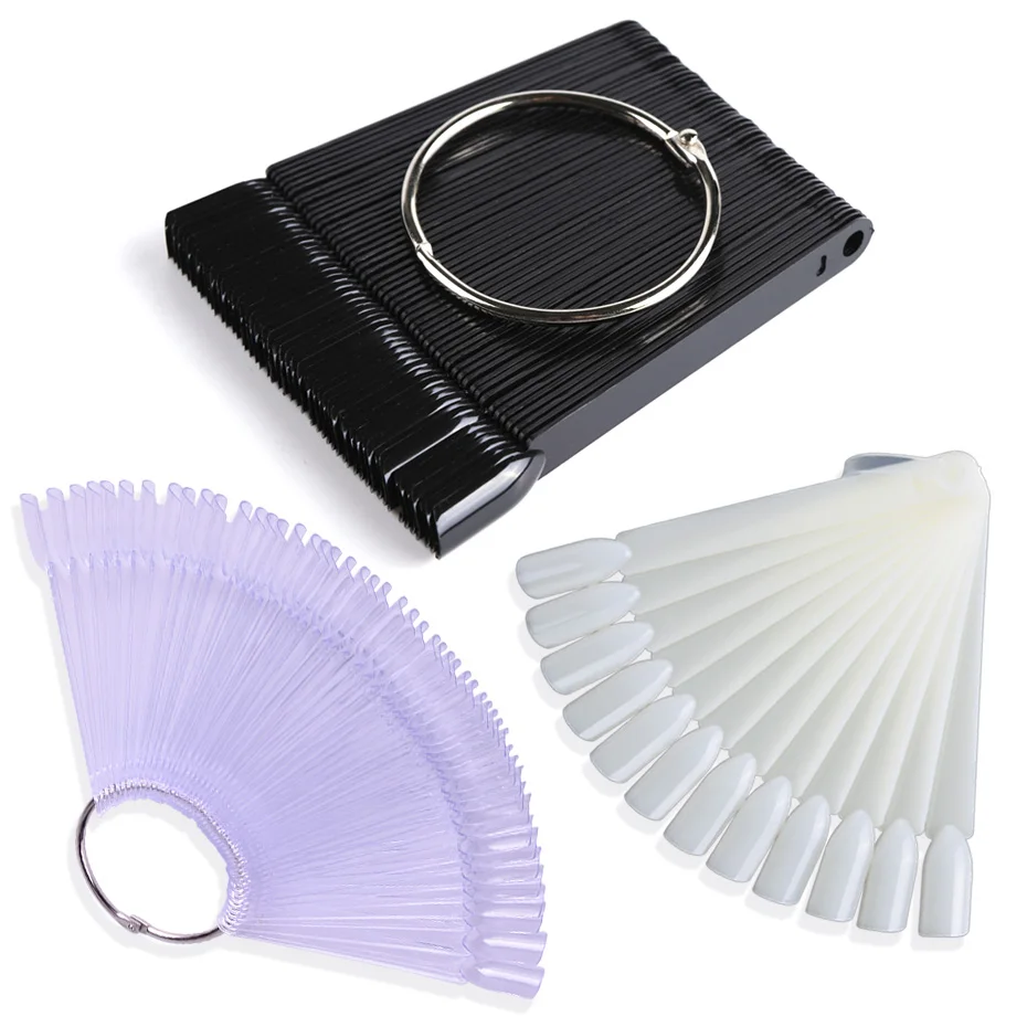 50 Pcs False Nails Tips Display Nature Transparent Color Chart With Ring Polish Palette Stand Nail Design Tools Manicure Tips
50 Pcs False Nails Tips Display Nature Transparent Color Chart With Ring Polish Palette Stand Nail Design Tools Manicure Tips