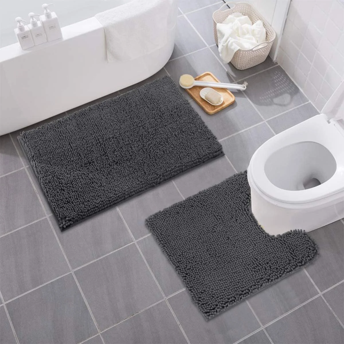 Bathroom Rugs Bath Mats Set for Bathroom U Shape Contour Bath Rug & Bathroom Rug Mats Toilet Machine Wash Non Slip bath mat, Customized color
Bathroom Rugs Bath Mats Set for Bathroom U Shape Contour Bath Rug & Bathroom Rug Mats Toilet Machine Wash Non Slip bath mat, Customized color