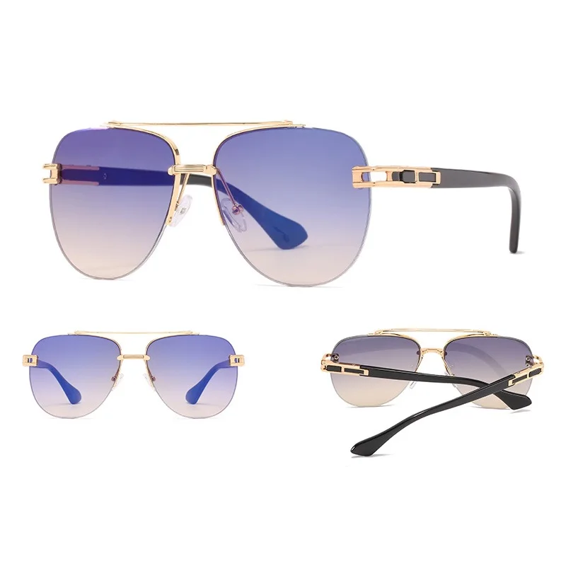 2021 New Design Fashion Glasses Oversized Rimless Gradient Retro 2021 Aviation Pilot Sun Glasses Shades Gafas Women Sunglasses
2021 New Design Fashion Glasses Oversized Rimless Gradient Retro 2021 Aviation Pilot Sun Glasses Shades Gafas Women Sunglasses