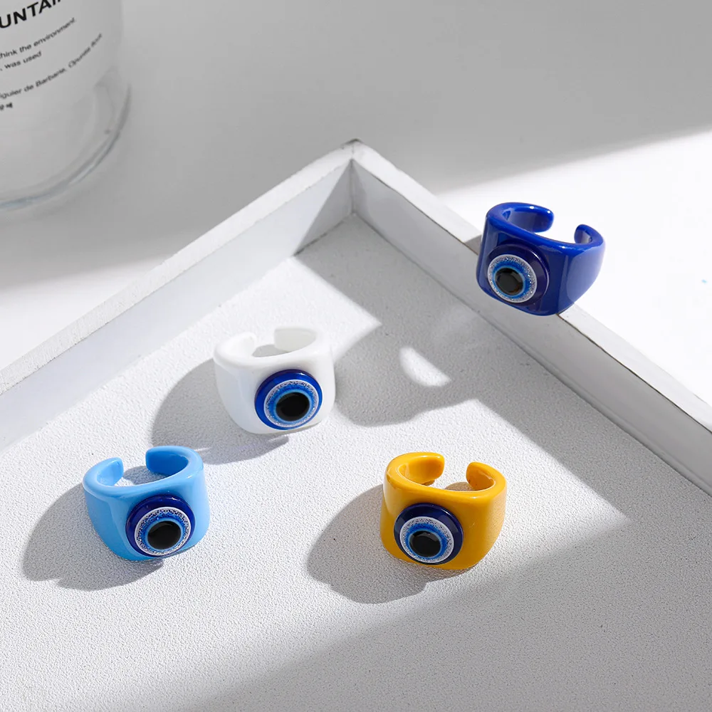 Personality Fashion Irregular Eye Geometry Resin Ring Men Colorful Transparent Texture Acrylic Rings Finger Accessories Unisex
Personality Fashion Irregular Eye Geometry Resin Ring Men Colorful Transparent Texture Acrylic Rings Finger Accessories Unisex