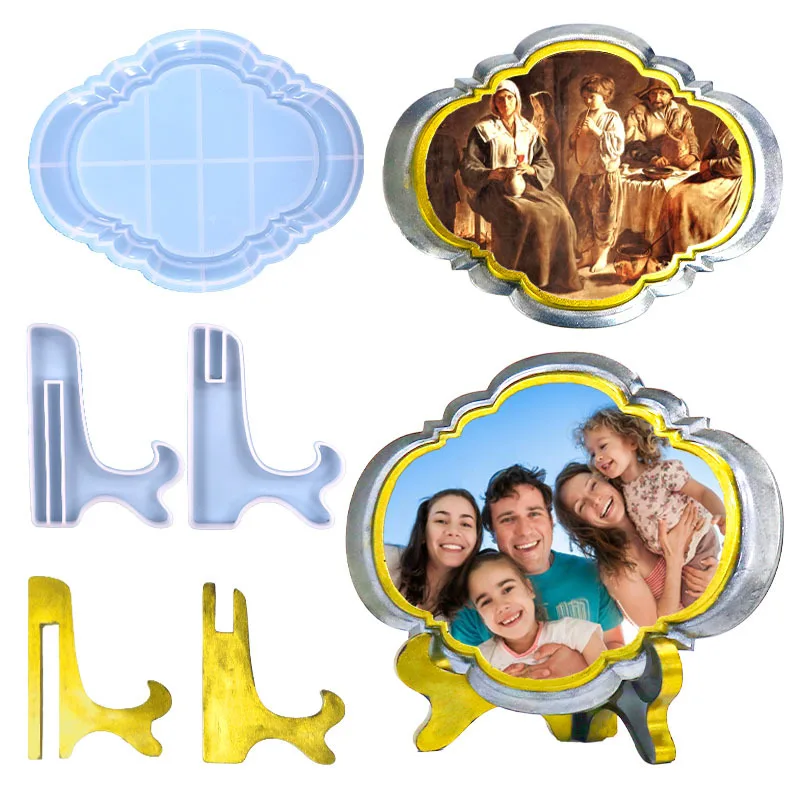 Drop Glue Frame Mold Oval European Photo Frame Silicone Mold Desktop Resin Decoration
Drop Glue Frame Mold Oval European Photo Frame Silicone Mold Desktop Resin Decoration