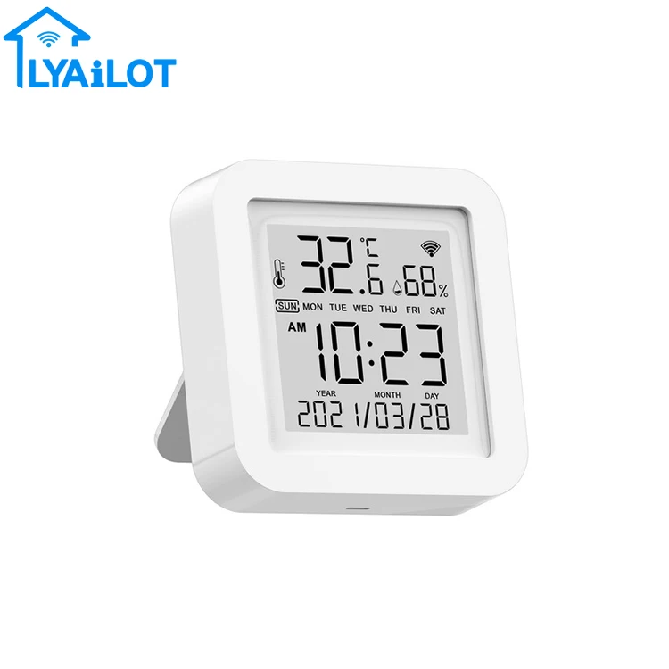 Tuya WIFI Smart Electronic Temperature Hygrometer 2021 Digital Display Indoor Household Wireless Temperature and Humidity Sensor, Picture
Tuya WIFI Smart Electronic Temperature Hygrometer 2021 Digital Display Indoor Household Wireless Temperature and Humidity Sensor, Picture