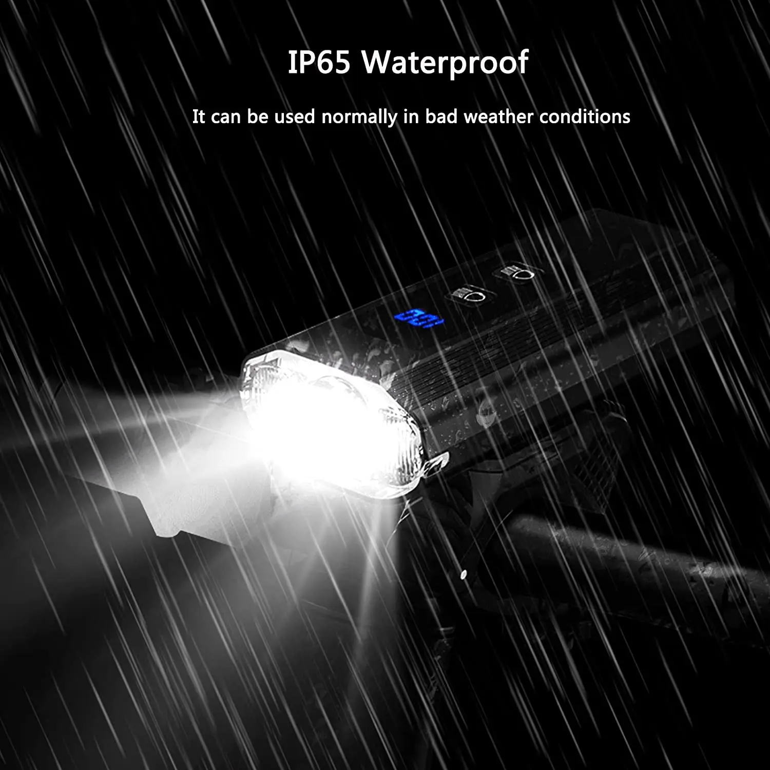 Laopao Bicycle Front Light, 1000 Lumens, USB Rechargeable LED Bicycle Light with LED Display, Black
Laopao Bicycle Front Light, 1000 Lumens, USB Rechargeable LED Bicycle Light with LED Display, Black