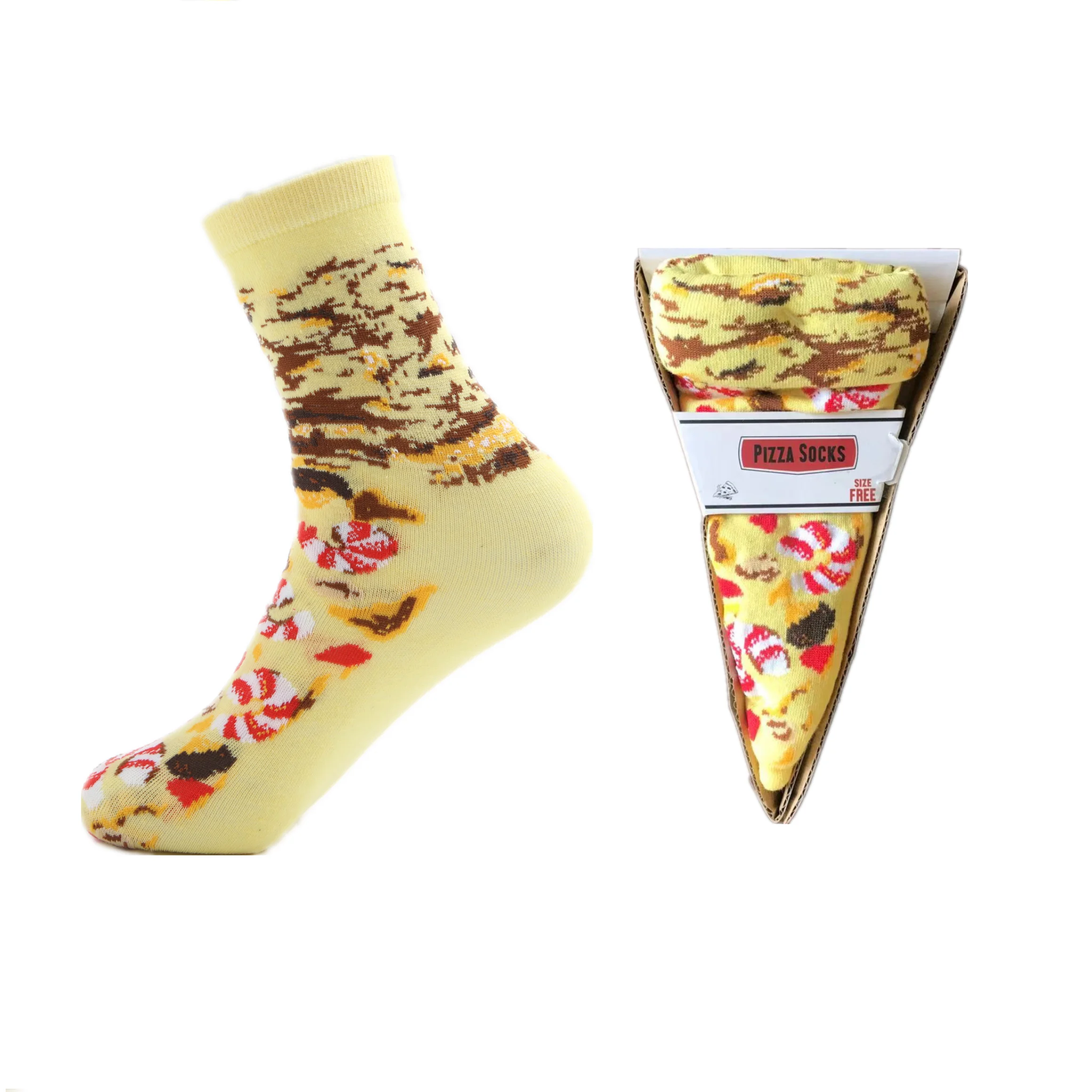 Amazon top seller funny design women Cute pizza socks pattern custom women happiness socks, Custom color
Amazon top seller funny design women Cute pizza socks pattern custom women happiness socks, Custom color