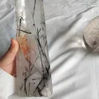 Natural Quartz Point Wand Black Tourmaline Crystal Point Column Decorative Collection