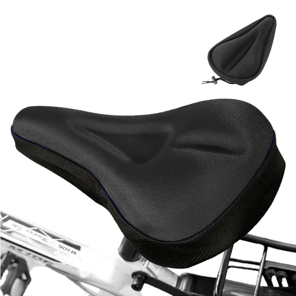3D Soft Thickened Bicycle Seat Breathable Bicycle Cushion Seat Cover Comfortable Foam Seat Mountain Bike Cycling Saddle Cover, Black
3D Soft Thickened Bicycle Seat Breathable Bicycle Cushion Seat Cover Comfortable Foam Seat Mountain Bike Cycling Saddle Cover, Black