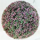 Wholesale Green Plastic Plant Artificial Grass Ball for Wedding Decor MZ185003D