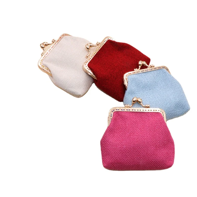 Japanese Solid Color Ladies Small Cosmetic Lipstick Key Bag Wholesale Fabric Candy Color Coin Purse For Women, 5 colors
Japanese Solid Color Ladies Small Cosmetic Lipstick Key Bag Wholesale Fabric Candy Color Coin Purse For Women, 5 colors