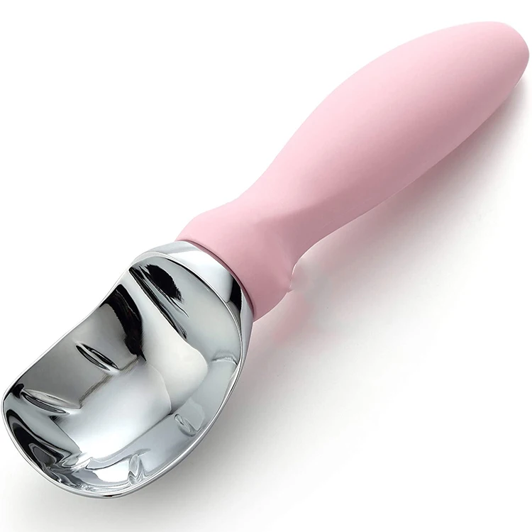 High Quality Household Kitchen Gadgets Tool 304 Stainless Steel Metal Soft Handle Pink Ice Cream Scoop Scooping Cart, Black
High Quality Household Kitchen Gadgets Tool 304 Stainless Steel Metal Soft Handle Pink Ice Cream Scoop Scooping Cart, Black