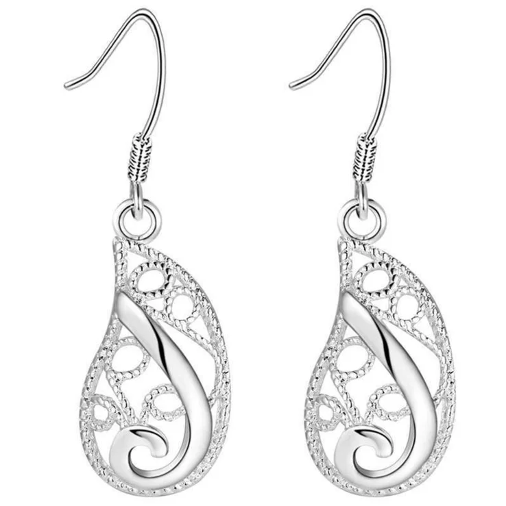 Wholesale nice price Hot sale popular Silver jewelry hollow ball pendant earrings cute fashion earring
Wholesale nice price Hot sale popular Silver jewelry hollow ball pendant earrings cute fashion earring