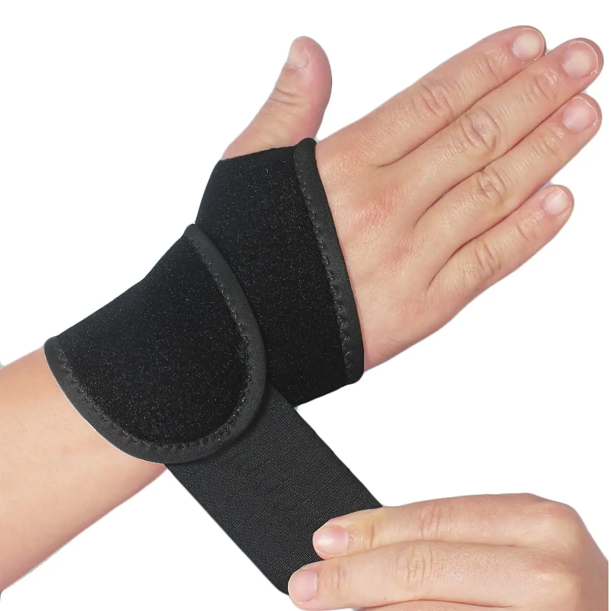 Adjustable Wrist Support with thumb hole for for Arthritis and Tendinitis